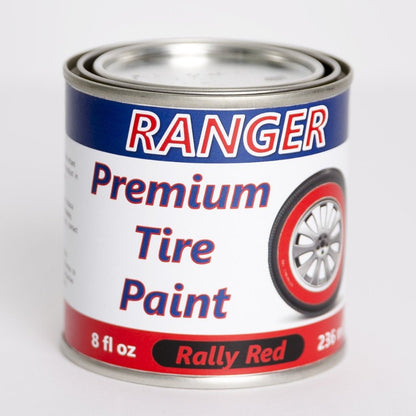 Can of Rally Red Ranger Tire Paint